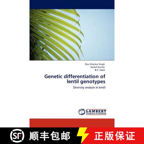 预订 Genetic differentiation of lentil genotypes [9783846547199]