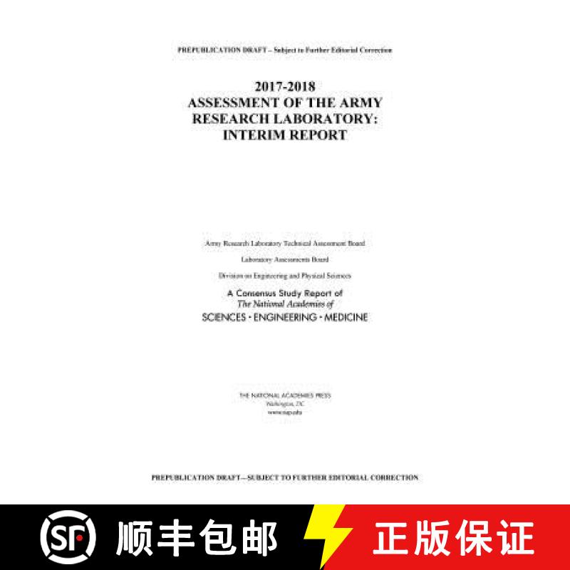 【3-4周达】2017-2018 Assessment of the Army Research Laboratory: Interim Report [9780309471619]