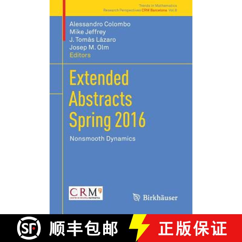 【4周达】Extended Abstracts Spring 2016 : Nonsmooth Dynamics [9783319556413]