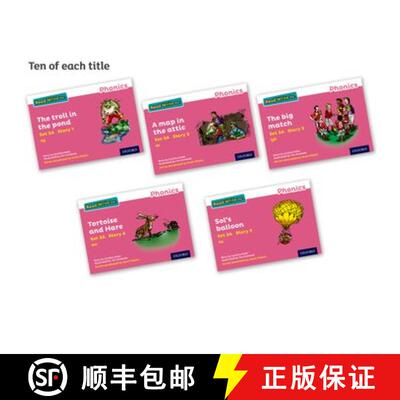 【3-4周达】Read Write Inc. Phonics: Pink Set 3A Storybook Pack of 50 [9780198371809]
