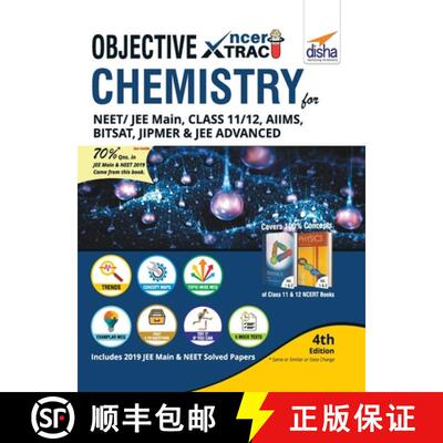 【3-4周达】Objective NCERT Xtract Chemistry for NEET/ JEE Main, Class 11/ 12, AIIMS, BITSAT, JIPMER, ... [9789388919982]