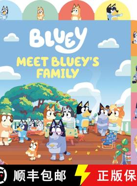 预订 Meet Bluey's Family: A Tabbed Board Book [9780593752548]