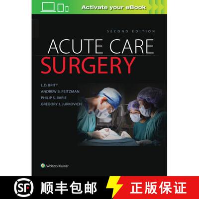 【3-4周达】Acute Care Surgery [9781496370044]