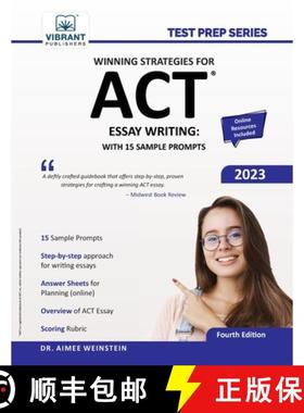 预订 Winning Strategies For ACT Essay Writing: With 15 Sample Prompts [9781636511252]