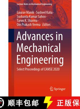 【3-4周达】Advances in Mechanical Engineering: Select Proceedings of CAMSE 2020 (1st ed. 2021) (1st e... [9789811609411]