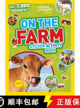 【3-4周达】National Geographic Kids On the Farm Sticker Activity Book: Over 1,000 Stickers! [9781426320576]