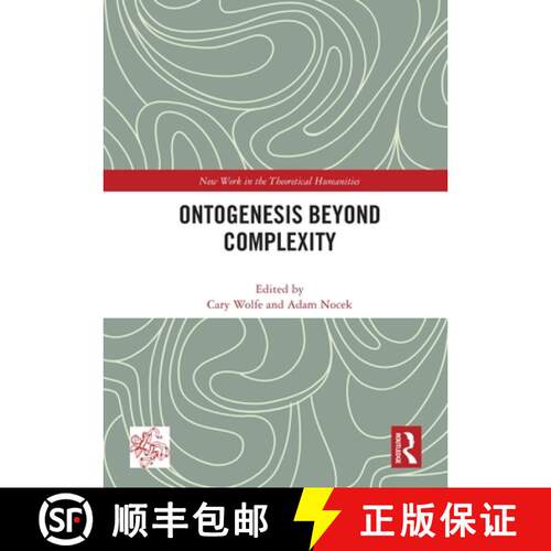 【3-4周达】Ontogenesis Beyond Complexity [9780367705473]