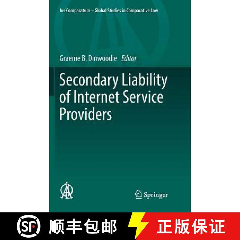 【3-4周达】Secondary Liability of Internet Service Providers [9783319855486]