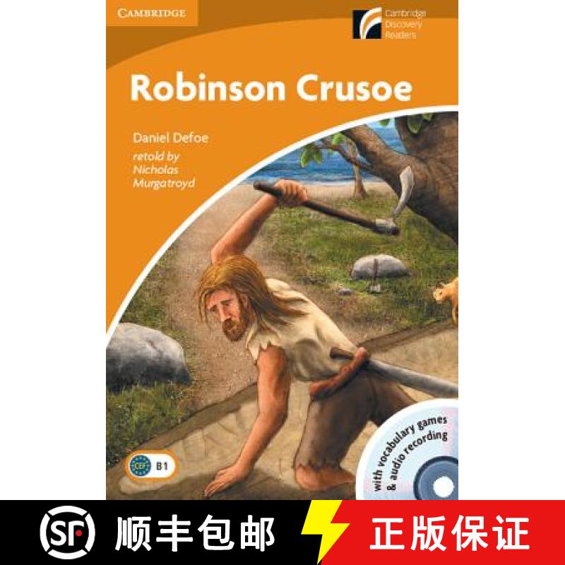 Robinson Crusoe Level 4 Intermediate Book and Audio CD [With CDROM and CD (Audio)] [9788483235508]