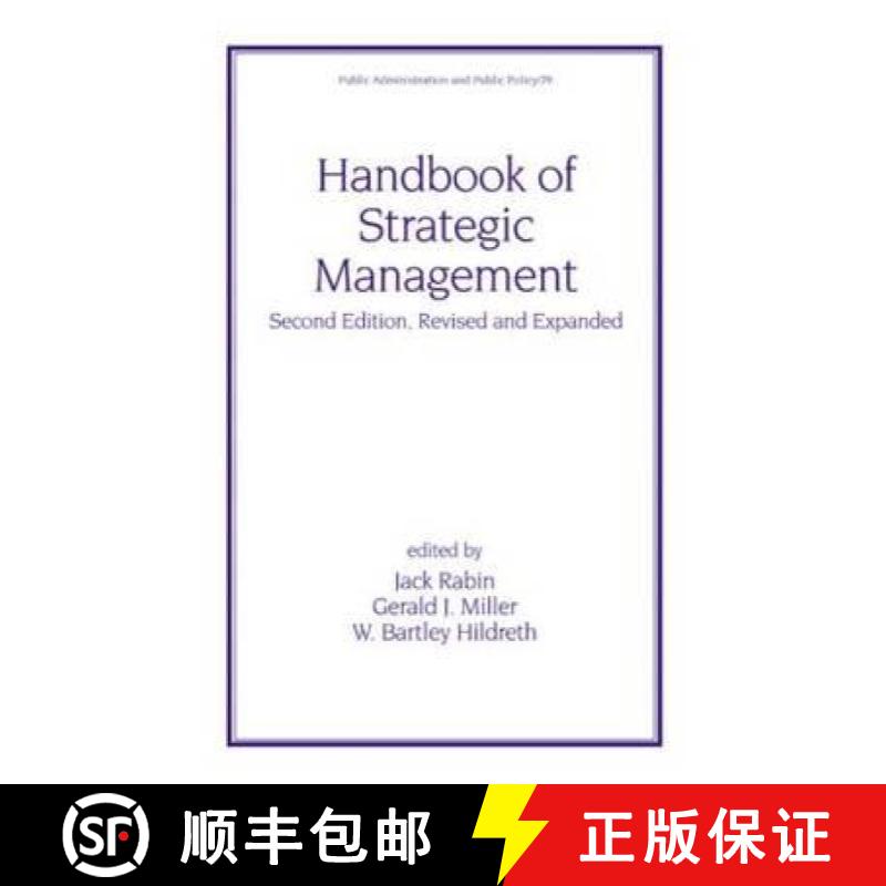 【3-4周达】Handbook of Strategic Management [9780824703394]