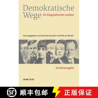 【3-4周达】精装 Demokratische Wege: Ein biographisches Lexikon [9783476021359]