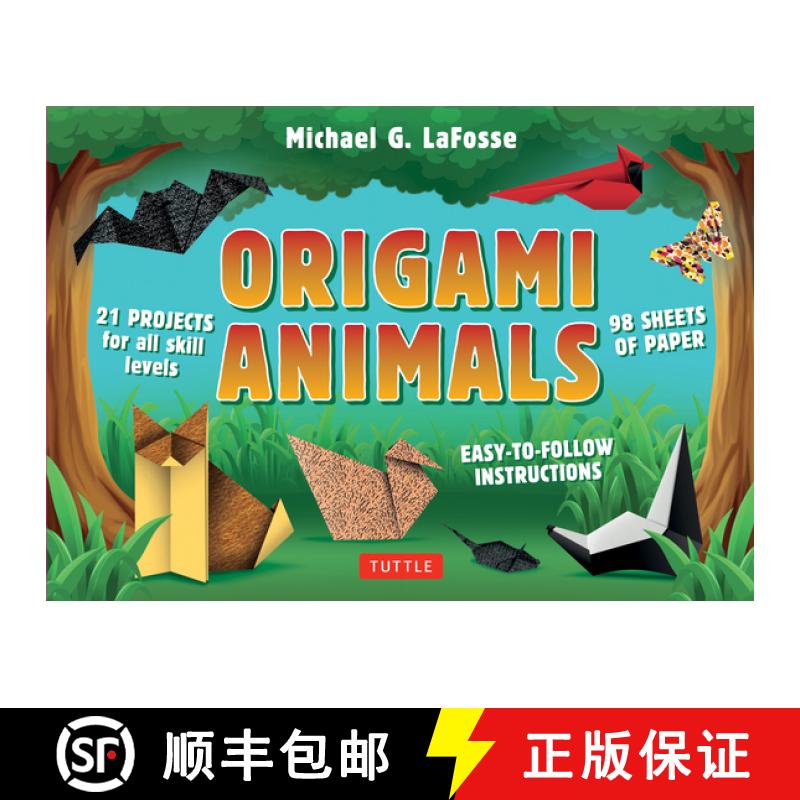 Origami Animals Kit: Make Colorful and Easy Origami Animals: Kit Includes Origami Book, 98 High-Quali... [9780804846417]