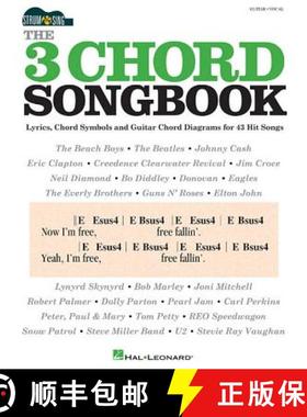 预订 The 3 Chord Songbook - Strum & Sing Guitar [9781495085673]