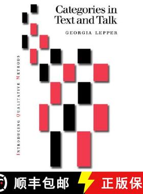 【3-4周达】Categories in Text and Talk: A Practical Introduction to Categorization Analysis [9780761956662]