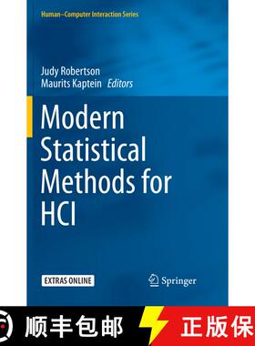 【3-4周达】Modern Statistical Methods for HCI (Softcover reprint of the original 1st ed. 2016) (Softc... [9783319799841]