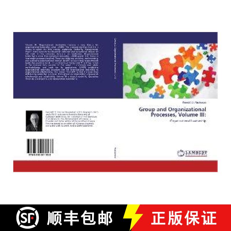 预订 Group and Organizational Processes, Volume III: [9783330011533]