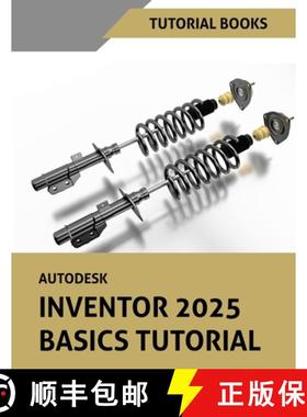 【3-4周达】Autodesk Inventor 2025 Basics Tutorial (COLORED) [9788197342981]