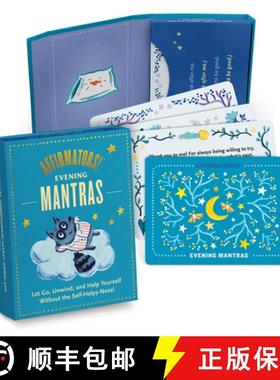 【3-4周达】Affirmators! Mantras Evening Night Affirmation Cards Deck (30 Cards) [9781683493211]