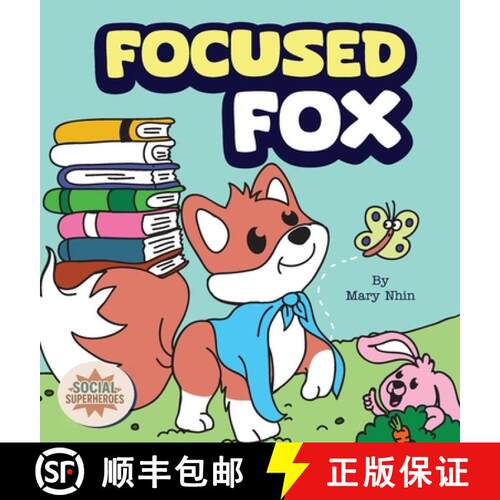 【3-4周达】精装 Focused Fox: A Guide to Finding Focus with F.O.C.U.S. [9798896141419]
