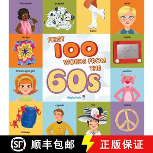 【3-4周达】First 100 Words From the 60s (Highchair U) [9781647225971]