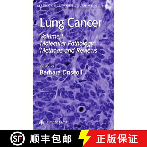 【3-4周达】精装 Lung Cancer: Volume 1: Molecular Pathology Methods and Reviews - Lung Cancer Molecula... [9780896039858]