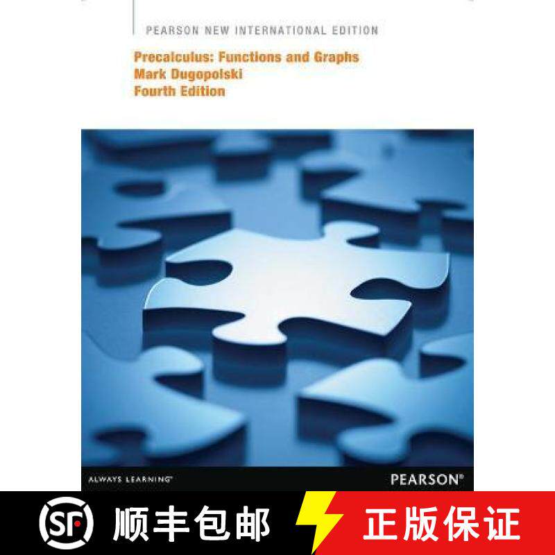 【3-4周达】Precalculus: Functions and Graphs: Pearson New International Edition [9781292039848]