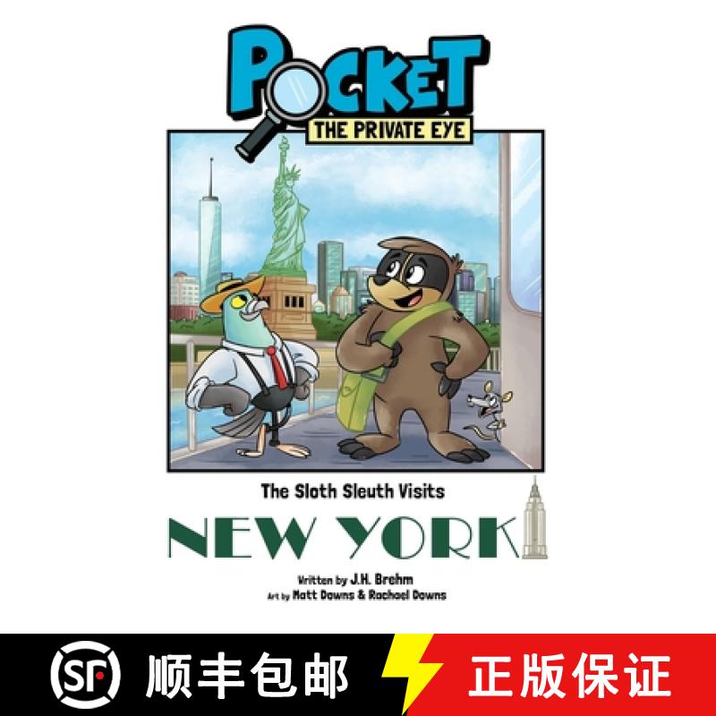【2-3周达】Pocket the Private Eye: The Sloth Sleuth Visits New York [9780578840840]