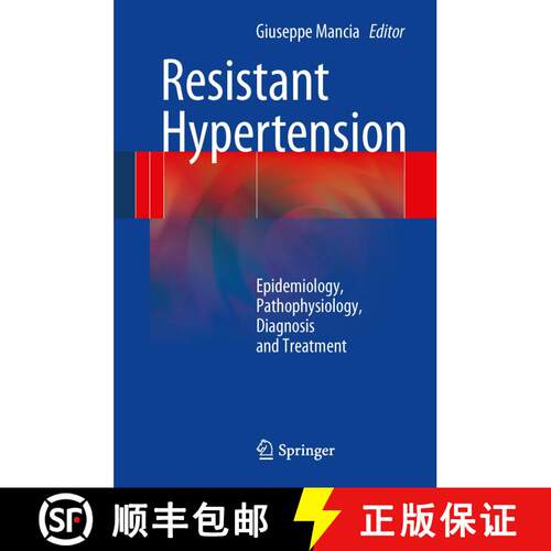 【3-4周达】精装 Resistant Hypertension : Epidemiology, Pathophysiology, Diagnosis and Treatment [9788847054141]