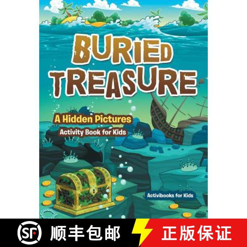 【3-4周达】Buried Treasure: A Hidden Pictures Activity Book for Kids [9781683211839]