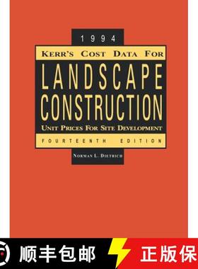 【3-4周达】Kerr'S Cost Data Landscape Construction 1994, Fourteenth Edition [Wiley建筑] [9780471286196]