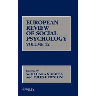 European Psychology 9780471486756 Social 4周达 Wiley心理学 Review V12