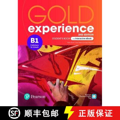 【3-4周达】Gold Experience 2ed B1 Student's Book & Interactive eBook with Digital Resources & App [9781292392806]