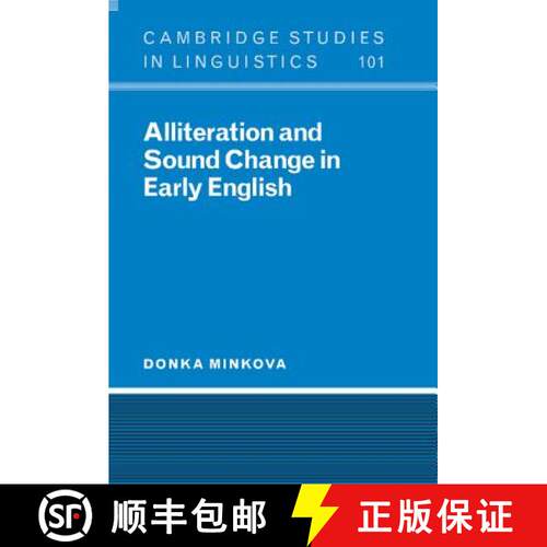 【3-4周达】精装 Alliteration and Sound Change in Early English: - Alliteration and Sound Change in Ea... [9780521573177]