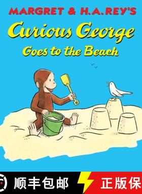 【3-4周达】Curious George Goes to the Beach: With Downloadable Audio [9780544250017]