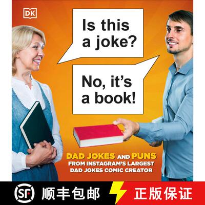 【3-4周达】精装 Is This a Joke? No, It's a Book!: 100 Puns and Dad Jokes from Instagramâ (Tm)S Large... [9780744076608]
