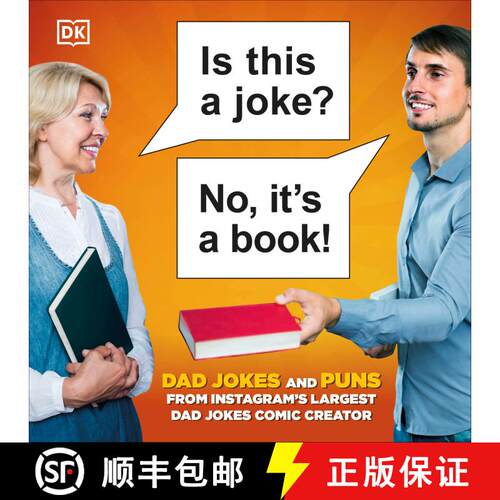 【3-4周达】精装 Is This a Joke? No, It's a Book!: 100 Puns and Dad Jokes from Instagramâ (Tm)S Large... [9780744076608]