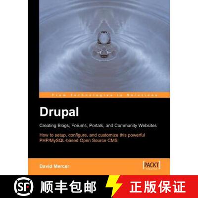 【3-4周达】Drupal: Creating Blogs, Forums, Portals, and Community Websites [9781904811800]