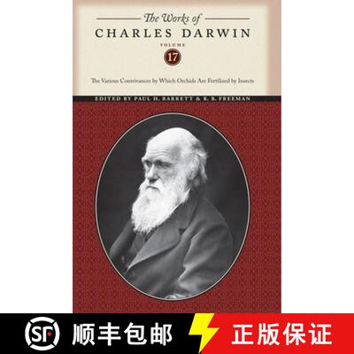 【3-4周达】Works of Charles Darwin, Volume 17: The Various Contrivances by Which Orchids Are Fertiliz... [9780814720608]
