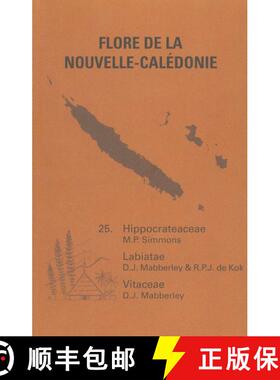 预订 Flore de la Nouvelle-Calédonie et Dépendances, Volume 25: Hippocrateaceae, Labiatae, Vitaceae [9782856542194]