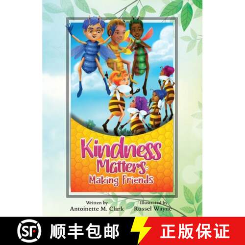 【3-4周达】精装 Kindness Matters: Making Friends [9780997926057]