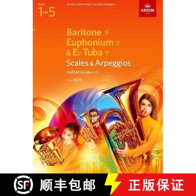 【3-4周达】Scales and Arpeggios for Baritone (bass clef), Euphonium (bass clef), E flat Tuba (bass cl... [9781786014955]