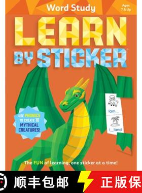 【3-4周达】Learn by Sticker: Word Study: Use Phonics to Create 10 Mythical Creatures! [9781523529728]