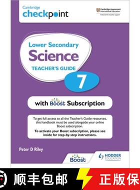 【3-4周达】Cambridge Checkpoint Lower Secondary Science Teacher's Guide 7 with Boost Subscription Boo... [9781398300750]