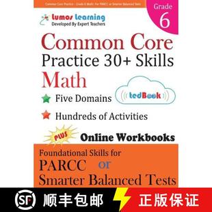 【3-4周达】Common Core Practice - Grade 6 Math: Workbooks to Prepare for the Parcc or Smarter Balance... [9781940484464]