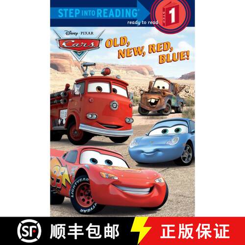 【3-4周达】Old, New, Red, Blue! (Disney/Pixar Cars) [9780736424103]