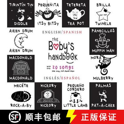 【3-4周达】Baby's Handbook: Bilingual (English / Spanish) (Ingles / Espanol) 21 Black and White Nurse... [9781772263411]