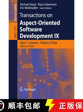 【3-4周达】Transactions on Aspect-Oriented Software Development IX [9783642355509]