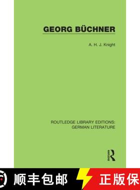 【3-4周达】GEORG BUCHNER (RLE, GERMAN LITERATU [9780367856175]