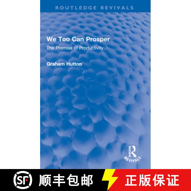 【3-4周达】We Too Can Prosper: The Promise of Productivity [9781032266145]