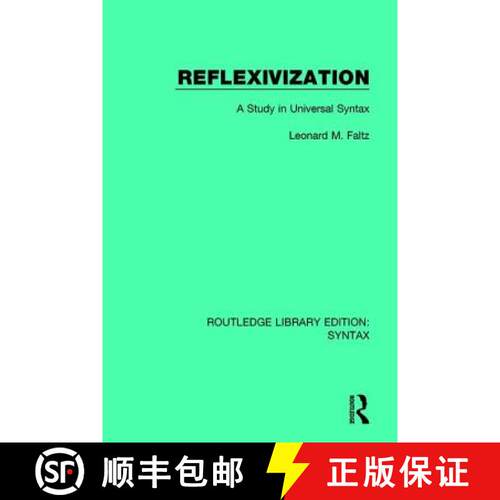 【3-4周达】Reflexivization : A Study in Universal Syntax [9781138213241]